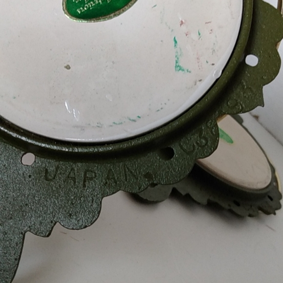 Home Interiors Vintage cast iron metal ceramic towel holder - Picture 12 of 13